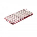 Wholesale iPhone 6s 6 Plus 5.5 Club Electroplate Soft Hybrid Case (Rose Gold Clear)